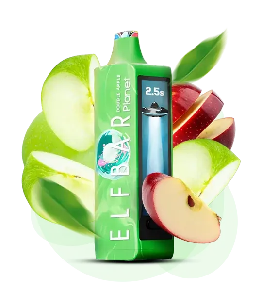 Elf Bar Planet 25000 Double Peach Lime (Двойной персик лайм) - 🍑 Двойной персик + 🍋🟩 Лайм - купить в Украине с доставкой